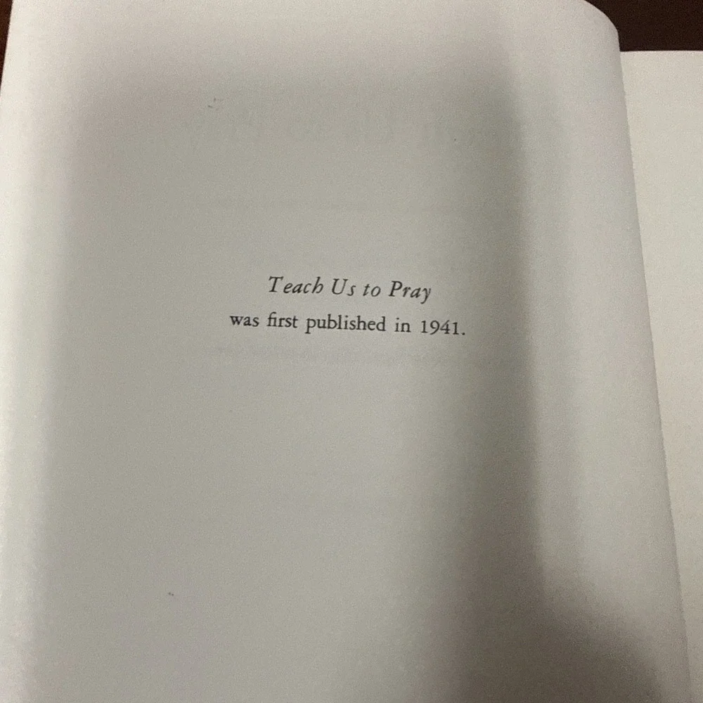 Teach Us to Pray Charles Cora Fillmore 1941 Vintage Book